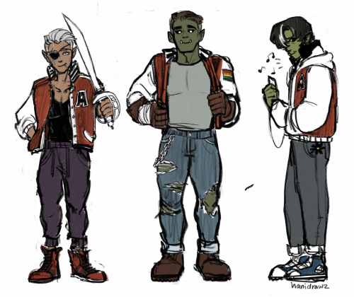 The Only Sport I Like Is BLOODRUSH ‼️🩸‼️ Some Messy Sketches Of Some Cool Kiddos