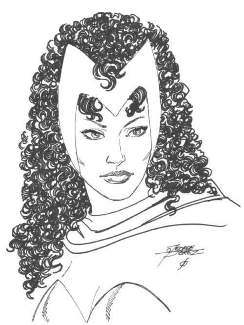marvel1980s:Scarlet Witch by George Perez