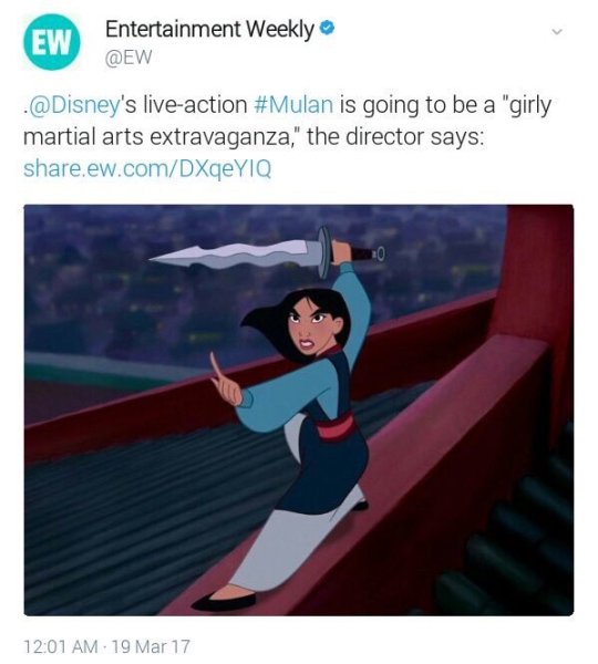 gilganyan-24:  makeupbyemko:   alma-ren:  sodomymcscurvylegs:  vaderwan:  disney: mulan live action movie me: disney: me:   The change from Li Shang is concerning, and not only because it’s erasing a very distinctly bisexual character. Forget sexuality: