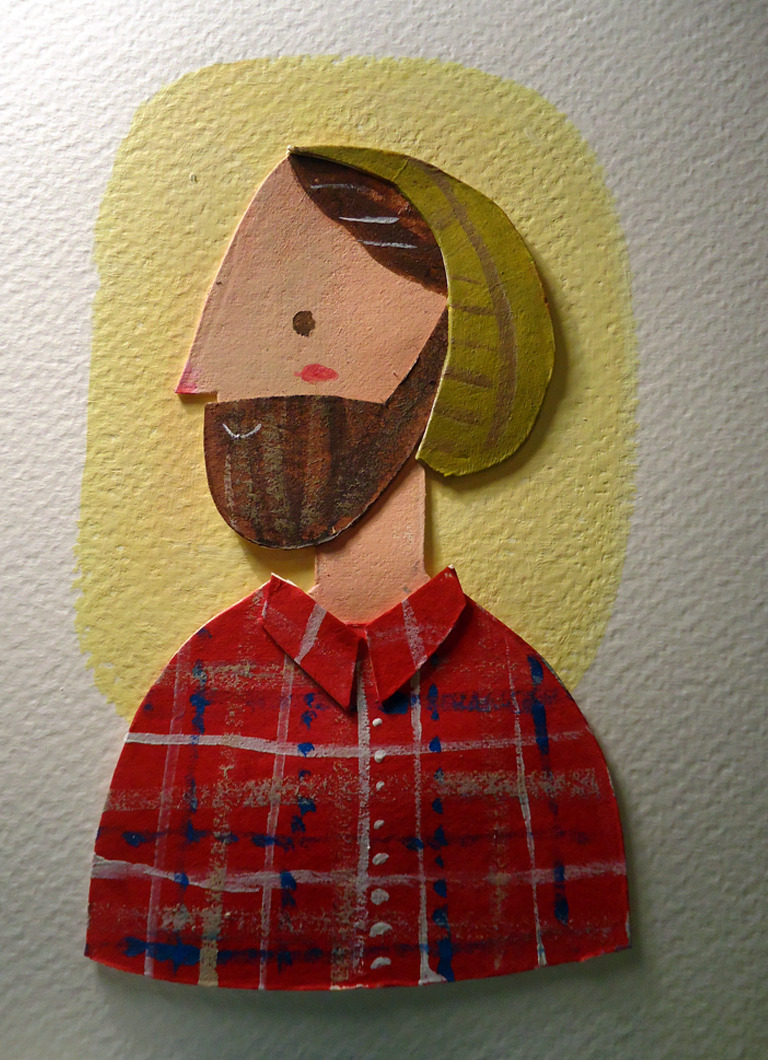 giovanamedeiros:  SO today I’ve made this small series of cut-out portraits,they