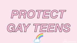 novice-heartbreaker:  Don’t invalidate gay teens as “lost” or “confused” respect young teens who aren’t straight. 💕