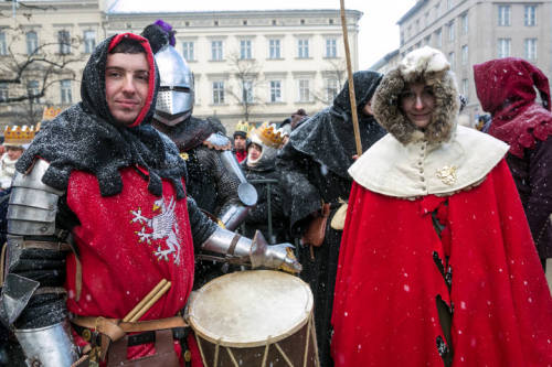 weirdpolis:Orszak Trzech Króli (parade of the Three Kings/Three Wise Men/the Magi)In Poland on the 6