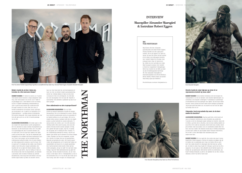 NEW - Alexander Skarsgård and Robert Eggers talk to The Impact Journal about THE NORTHMANThis 