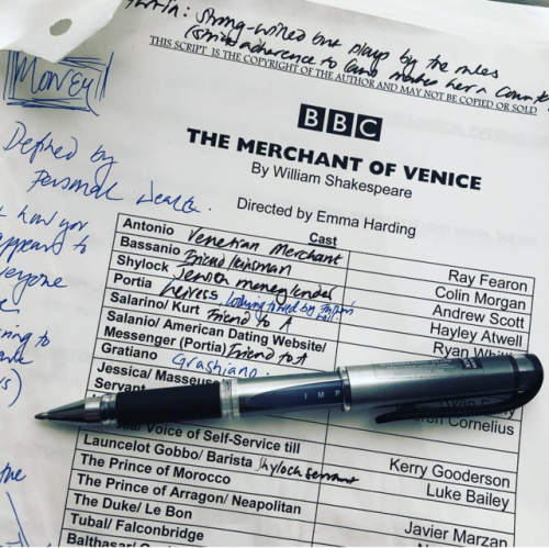 andrewscottt:Andrew Scott to star in “The Merchant of Venice” (by William Shakespeare), a radio play