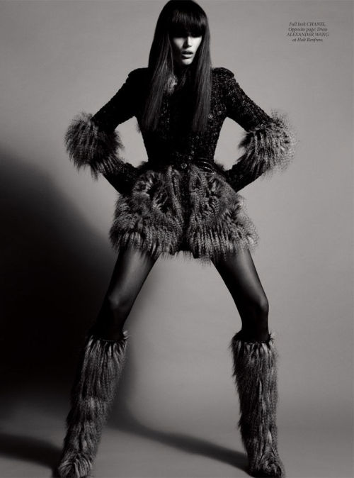 Tara Gill for Dress to Kill Magazine Winter 2011 photographed by Max Abadian and styled by Cary Taub
