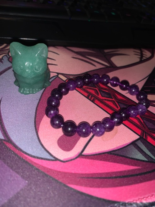 I Gave The Guy I Like A Cute Lil Jade Cat And A Amethyst Bracelet So I Drew Me Giving It To Him In An