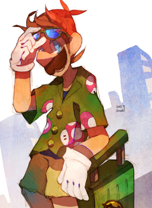 uroad7:

Singapore style. by Uroad7 #OUGHWUHGWUGHUWGH YAAYAYYYAYEYYEAEYY LOOK AT HIM!!!!!  #this is the luigi outfit ever i am so glad its getting recognition  #this is SUCH a good luigi he has good vibes ONLY. hes ready to go on holiday and not get ghostmurdered and just have a nice time  #his smile is adding years to my lifespan right now  #i need a favourites tag