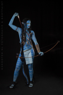 nerdybodypaint:  Bodypaint Avatar Neytiri