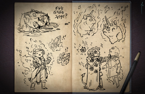 Continuing my RP Jester Sketchbook series.Please enjoy these spreads which span content from eps 116