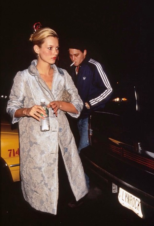 26 years ago, on March 29, 1996, Johnny Depp with a purple adidas jacket, was spotted attending the 