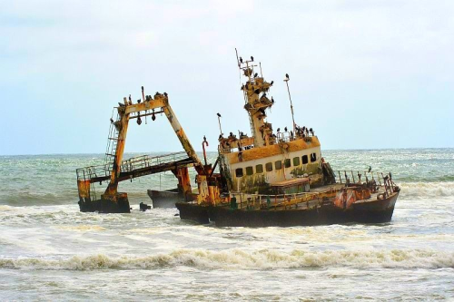 The Skeleton Coast Is The Northern Part Of The Atlantic Coast Of Namibia And South Of Angola From The
