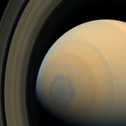 humanoidhistory:  Beautiful Saturn, observed by the Cassini probe