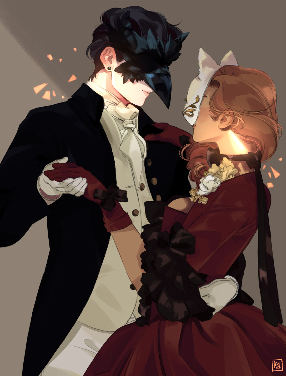 mhaikkun:the raven and the cat