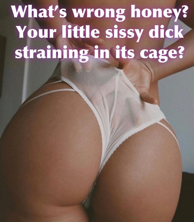 sparklingsissyslut:sissy-slut-captions:Yes, but I love it!