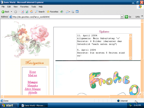 oneterabyteofkilobyteage:original url http://de.geocities.com/fairys_world2004/last modified 2004-02