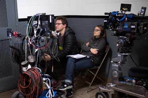 fuckyeahdirectors:  Jodie Foster on the set of ‘Orange is the New Black’ 