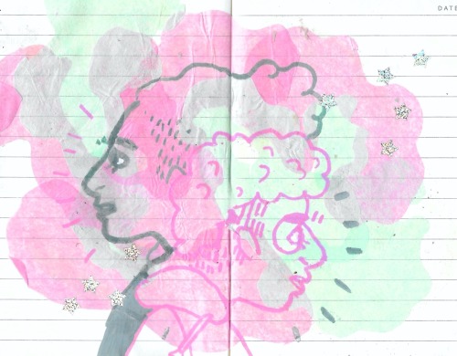 gradientgod:A few pages from a lil sketchbook collab w/ chemohines!!! So excited to be working on th