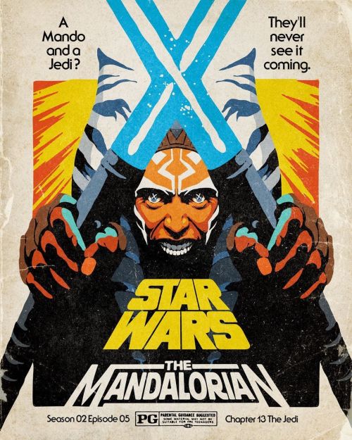 geekynerfherder: ‘Star Wars: The Mandalorian’ Season 2 episode posters by Butcher Billy.