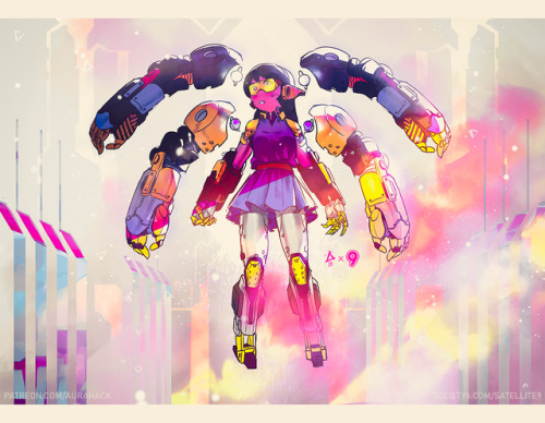 I colored @satellite9‘s robo-girl