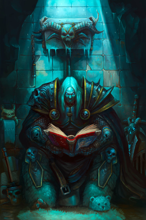 worldofwarcraftart - Frozen Throne by Tony Sart Source - ...