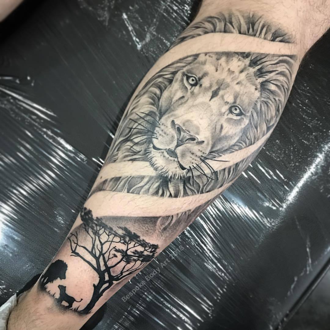 Wildlife lion tattoo : r/tattoo