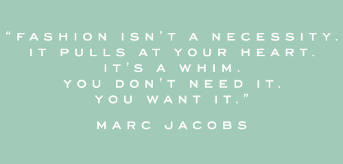 marcjacobs:  FOOD FOR THE SOUL