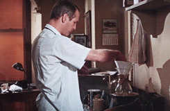 jacquesdemys:  Paul Newman makes coffee in Harper (1966) 