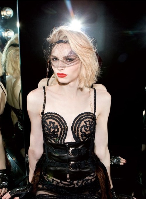 hausofandrejpejic:  Andrej Pejic in Candy Magazine #6 ‘Blitz Kid’  [ph: Marcelo Krasilcic/stylist: Gillaume Boulez]  