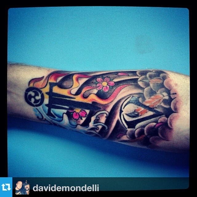 #Trivium #tattoo! @davidemondelli (Italy). Design by @funnysanguevivo :)