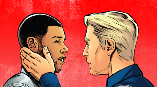 burnhamandtilly: star trek comics » paul stamets &amp; hugh culber in star trek: discover