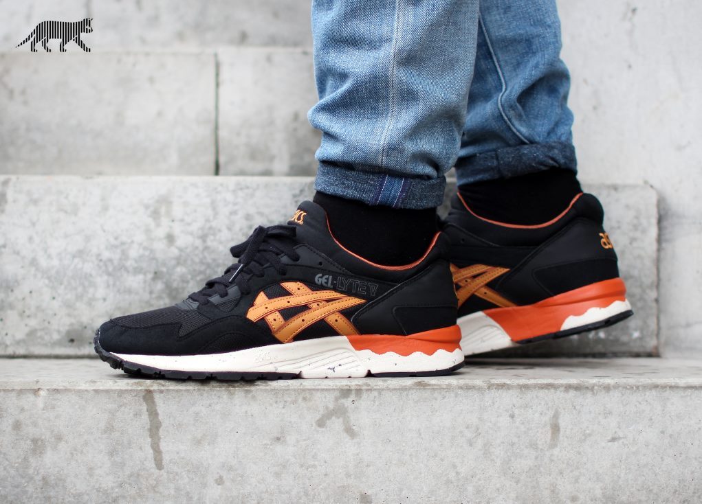 asics gel lyte v black tan