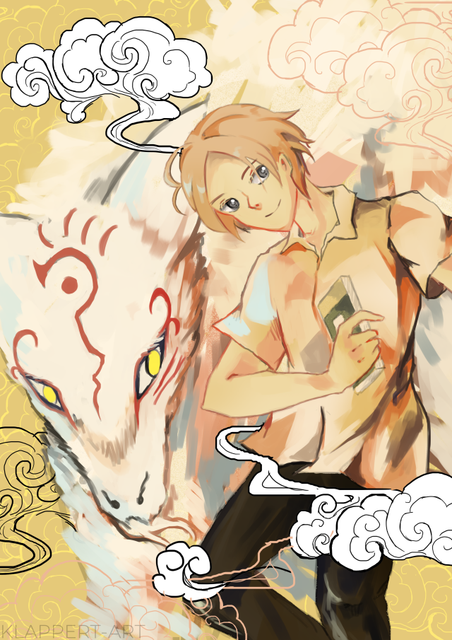 A piece for a Natsume Yuujinchou fanzine I created with friends some time ago