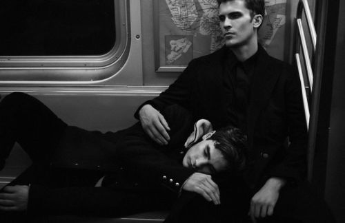 manniskorarkonstiga:    Jack Gusmeroli & William Eustace in The Metropolitan Connection, photographed by Sarah Brickey and styled by Renata Gar for Caleo Magazine   