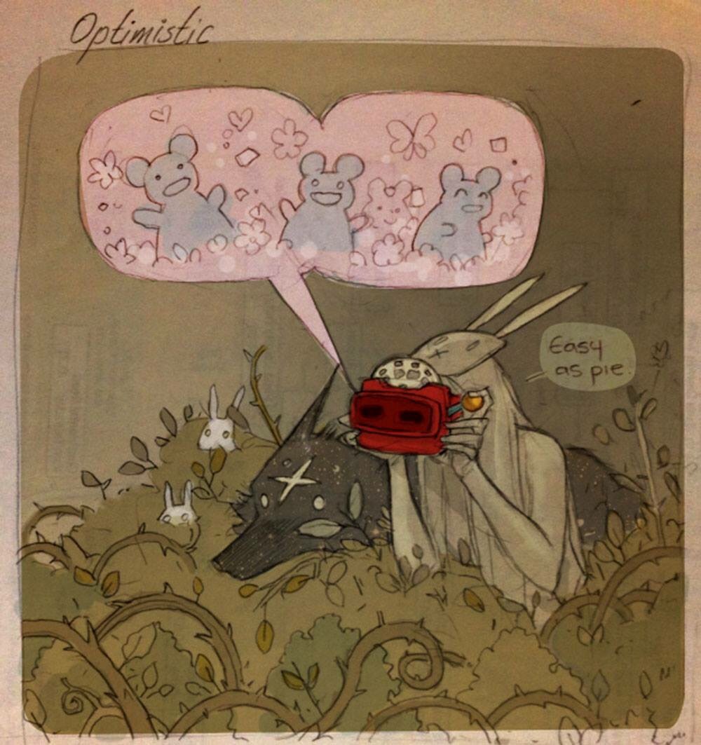 submissiveinclination:  small… ~~  Artist: Chiara Bautista