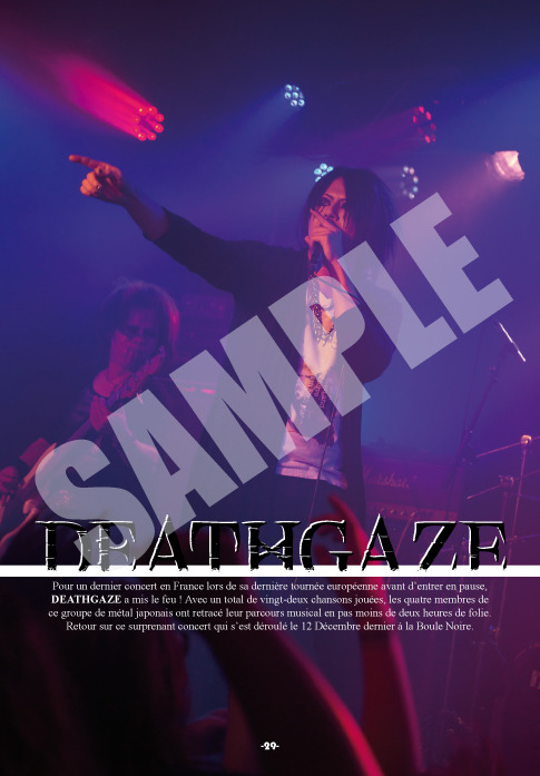 DEATHGAZE will be in the next issue of VYPER Japanese Music Mag ! Photos&hellip; Live Report and