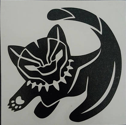 kingjaffejoffer:  flange5:  Black Panther/Lion King crossover decal, $3 and up, depending