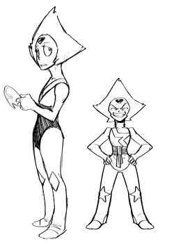 hawfstuff:  some Peridot doodles 