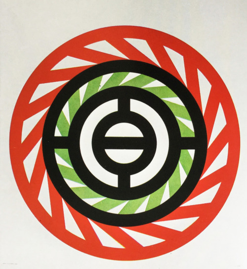 Giovanni Pintori, graphic design for Olivetti, 1966/1967. From the book “Große Designer in der Werbe