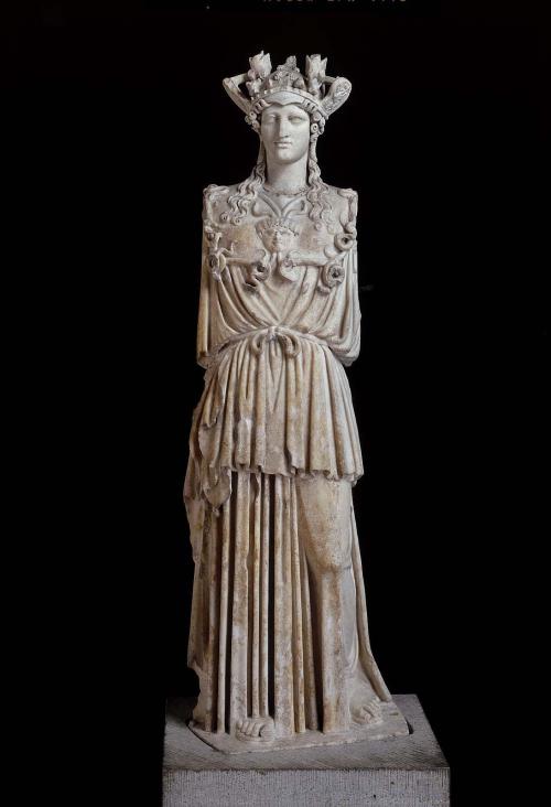 the-evil-clergyman:Athena Parthenos (Roman 2nd-3rd Century A.D.)