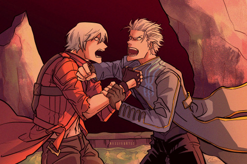 nessieartss: Can you change me?From the monster you made me? Vergil losing his shit after Dante &bdq