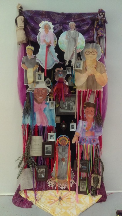 marissaarterberry: Title: Matriarchal Spirit House: Miracles and Answered Prayers 2016 Mixed media i