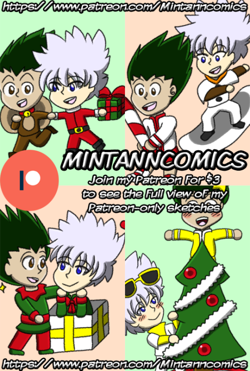 Wanna see Killlugon Xmas Stickers?Join my Patreon for as little as $3 to see the full view of my Pat