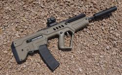 Weaponslover:  Iwi Tavor Sar With Aac 762-Sdn-6 Suppressor  