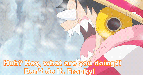 snowvamp:  One Piece gifs Ep 588 - “Meeting Again After Two Years! Luffy and Law!”