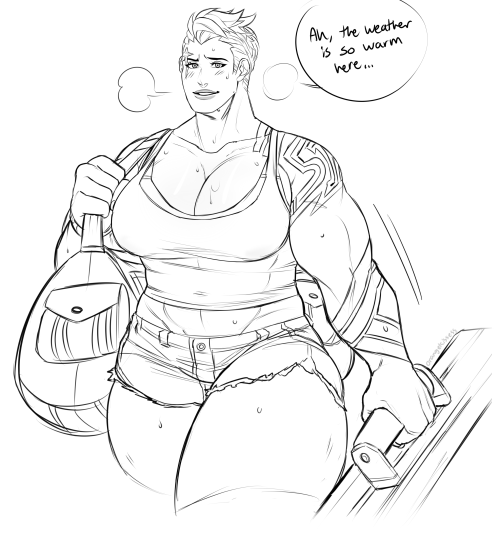 orangekissess:Zarya Gets 9 Whole Girlfriends