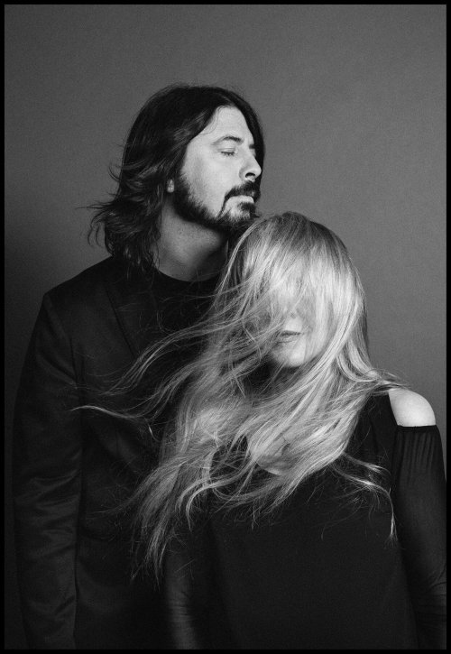 goldduststevie:Stevie and Dave Grohl photographed by Danny Clinch - 2013.