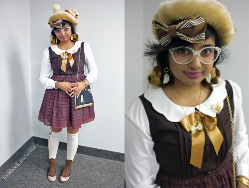 etoile-et-toile: 甘く香るショコラーのような。 (by Avina ★彡)I wore a simple otome-styled coordinate so I could run
