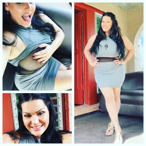 Today’s outfit has a “lil” secret under the top… #angelinacastro #angelinacastrolive #cubana #latina #bbw # by laangelinacastro