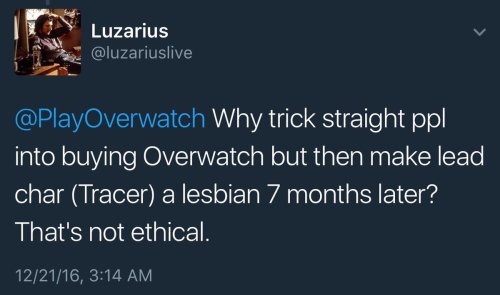 plvntdick:  howtohavegaysubtext:  princeloki:  himteckerjam:  yuleagin-nova: I can’t believe these people are upset about being “led on” by a fictional lesbian. Like this is parody level… Trick straight people.  oh wow gee whiz i wonder if this