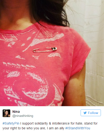 the-real-eye-to-see:  It’s a tiny gesture, but it speaks volumes. #SafetyPin 